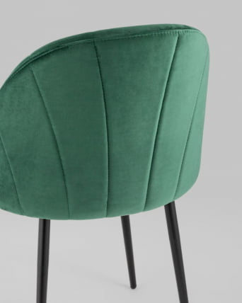 Стул Логан велюр Зеленый_6