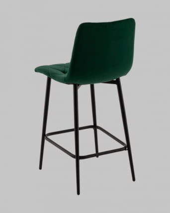 Стул полубарный Одди Diamond велюр темно-зеленый_5