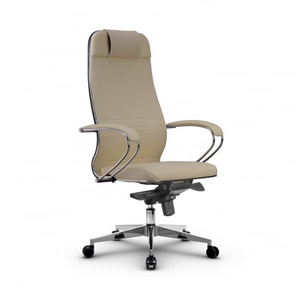 Кресло руководителя Metta L 1m 38K2K Комплект 3 Бежевое_0