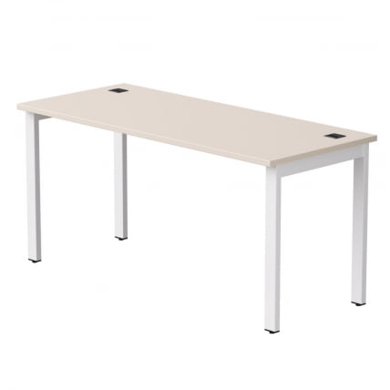 Стол прямой на металлокаркасе, опоры 45 гр Everprof EVO 254S004 Кашемир Белый_0