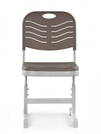 Стул ученический пластиковый регулируемый (рост 5-7) Мокко_1