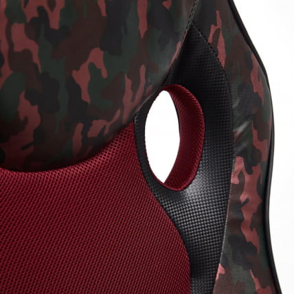 Кресло RACER GT MILITARY кож/зам/ткань, розовый/бордо, TW 13_10