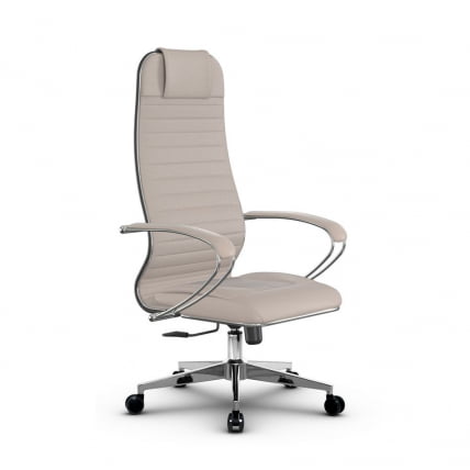 Кресло офисное МЕТТА B 1m 6K1/K116, Основание 17834 Комплект 3 Светло-бежевое_0