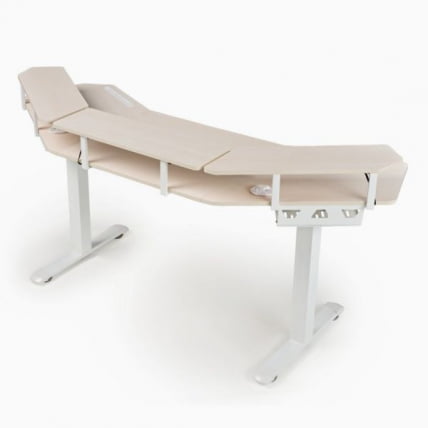 Стол для компьютера (для геймеров) с подставкой под клавиатуру и электрической регулировкой по высоте Eureka ERK-ED71-MW_4