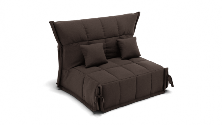 Диван Джаз 1600 (ЗР) Цвет фасада: Коричневый; Тип: Прямой; Материал фасада: Металл/Велюр_0