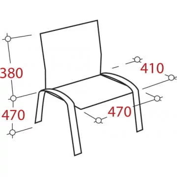 Стул ZP_UP_EChair Rio ИЗО чёрн пластик красный 573679_1