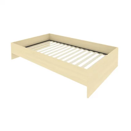 Кровать с ортопедическим основанием без изголовья LIGHT С-К-120 Клен_0