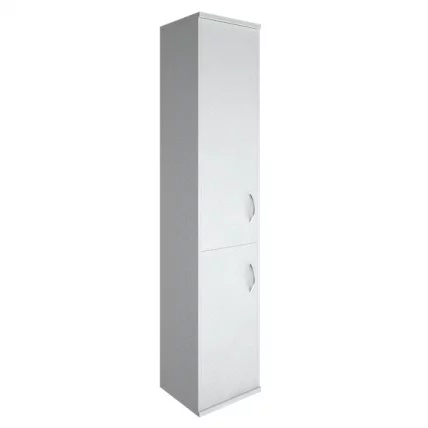 Шкаф высокий узкий левый Riva А.СУ-1.3 Л Белый_0