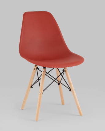 Стул Eames Style DSW терракотовый 4 шт. комплект (разборный каркас)_2