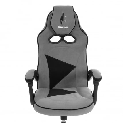 Кресло Арена металБЛ велюр, серый/черный, 29/35 / Arena metalBL_6