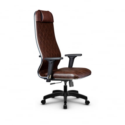 Кресло руководителя Metta L 1m 40M/2D Комплект 6 Темно-коричневое_1