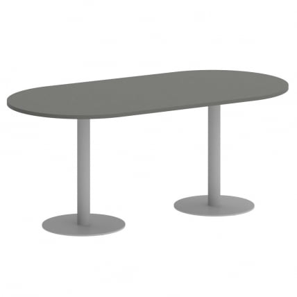 Стол овальный HOME OFFICE VR.SP-5-180.1 Металлик/Серый металл_0