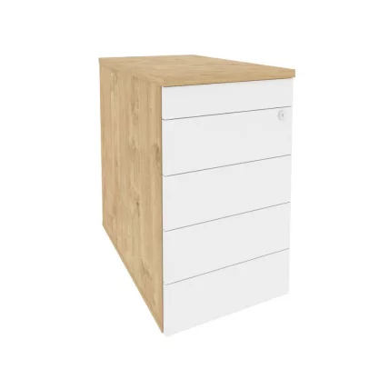 Тумба приставная / опорная (TIP-ON) ONIX O.TPO-1.7 TIP Тиквуд Светлый/Белый_0