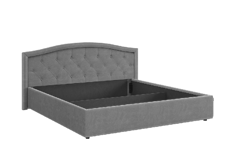 Кровать 1.8 Верона 2 с подъем. механизмом ZP.KM1.8-02 крем (велюр)_1