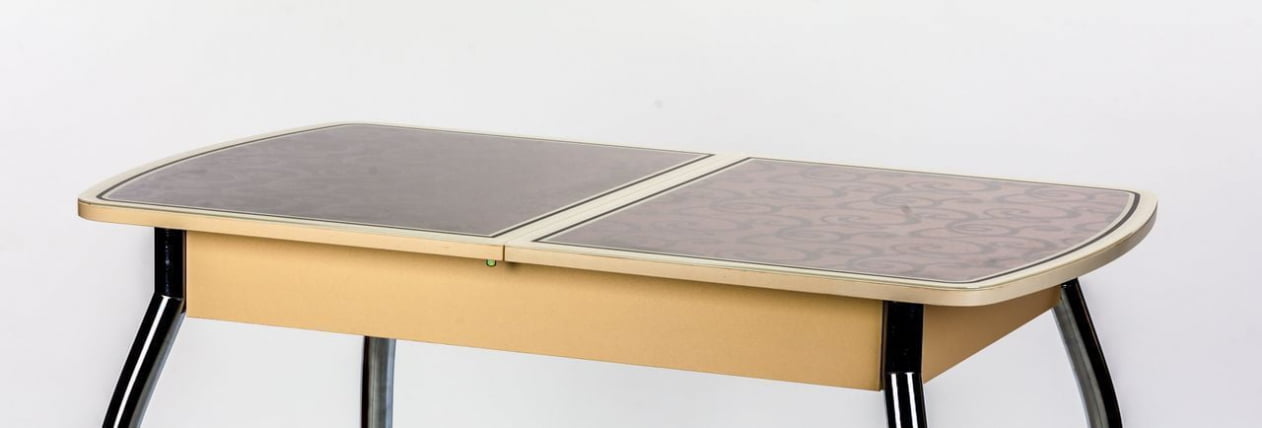 Столешница Чикаго КЗ (6191) крем,завитки бронза_1