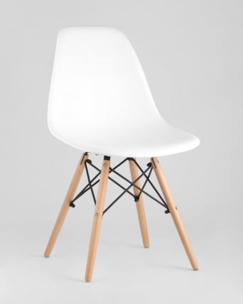Стул Eames Style DSW белый 4 шт. комплект (разборный каркас)_1
