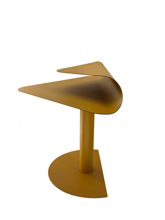 Журнальный столик Cornea металл желтый_3