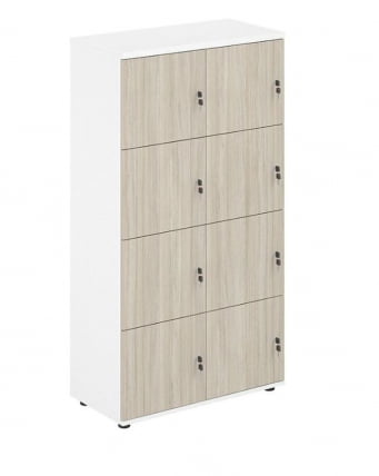 Локер 8 ячеек Sigma SG.819.WH.OL Белый Дуб светлый_0