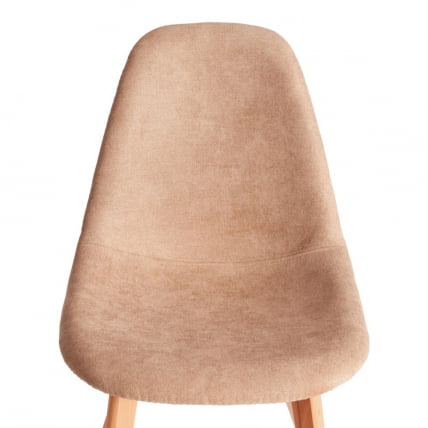 Стул CИНДЙ СОФТ (мод. C1021Ф1-1) фактурный велюр/дерево бук, 55 х 48 х 83 см, Бежевый ЛЙ1701-4 / натуральный / CINDY SOFT (mod. C1021F1-1) LY1701-4_5