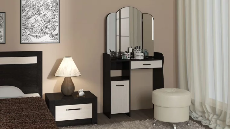 Стол туалетный София Т1 Венге Цаво-Дуб Белфорт_1