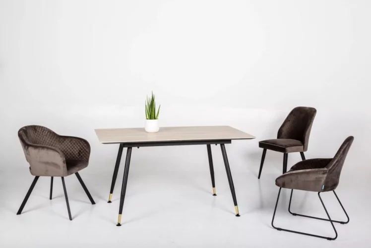 Кресло Oscar Arki микровелюр Коричневый_9