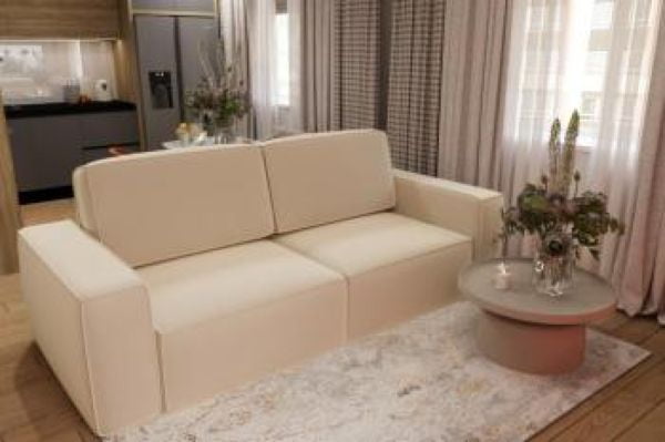 Диван прямой Сунндал (Berhouse) Цвет фасада: Грей рогожка; Тип: Прямой; Материал фасада: Микророгожка_3