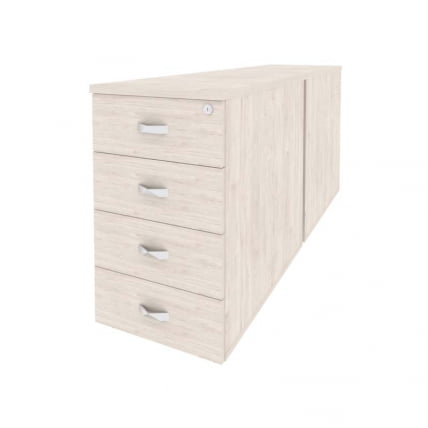 Тумба двойная приставная / опорная ONIX O.TPO-2.8 Денвер Светлый_0