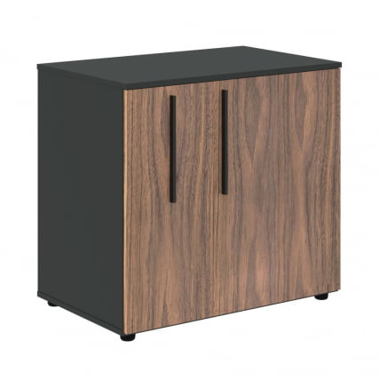 Тумба под фригобар VELION VENEER VRGR 8655 Американский орех Яшма черная_0