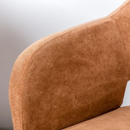 Кресло Oscar Arki микровелюр Коричневый_3