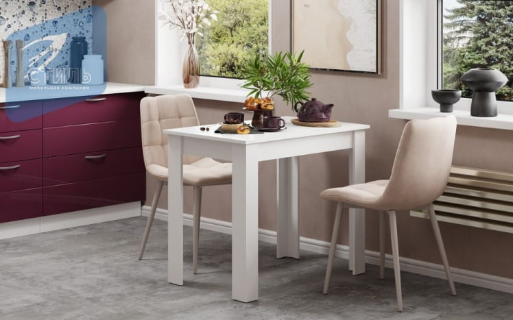 Стол обеденный Лайт СТ 001 Белый_1