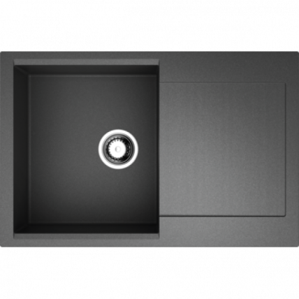 Мойка Омоикири Дэисен 78-Бл Артгранит/Черный / Omoikiri Daisen 78-Bl Artgranit/Черный_0
