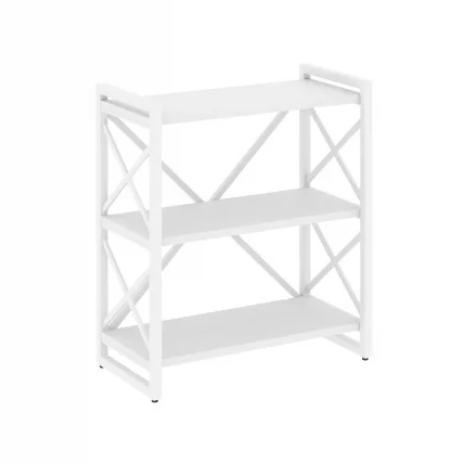 Стеллаж на регулируемых опорах - 3 полки LOFT VR.L-MST.O-3.8 Металл белый Белый Бриллиант_0