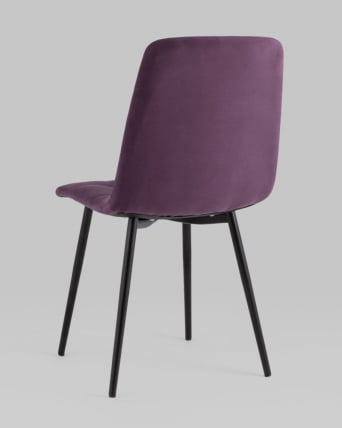 Стул Oliver велюр Фиолетовый_4