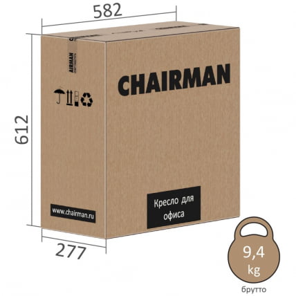 Кресло оператора CHAIRMAN 696 LT N Серый_6