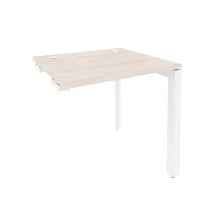 Стол-приставка на П-образном м/к к опорным элементам ONIX O.MP-SPR-0.7 Денвер Светлый/Белый_0