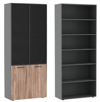 Шкаф для бумаг DALI DLI37250023 Орех Антрацит_0