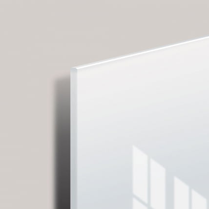 Доска магнитно-маркерная стеклянная BRAUBERG 60х90 см Белая_5