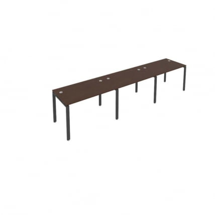 Рабочая станция на 3 раб.места Metal System Б.СМ-3.2 Венге/Антрацит_0