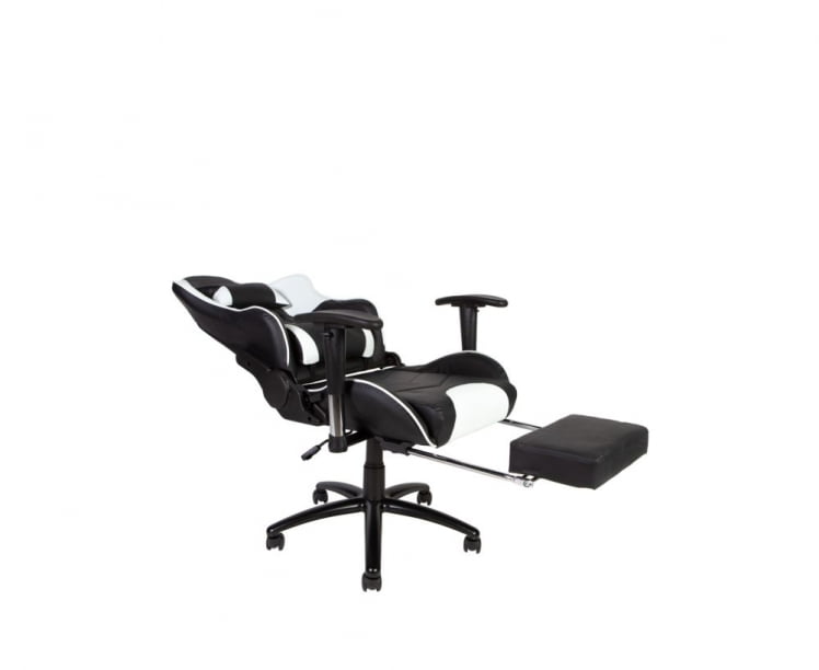 Игровое кресло Lotus GTS RF-8066F Черный/Белый_5