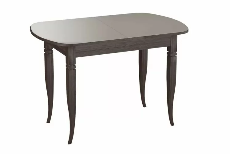 Стол Хоста-2 с резными опорами Венге Анкор темный_0