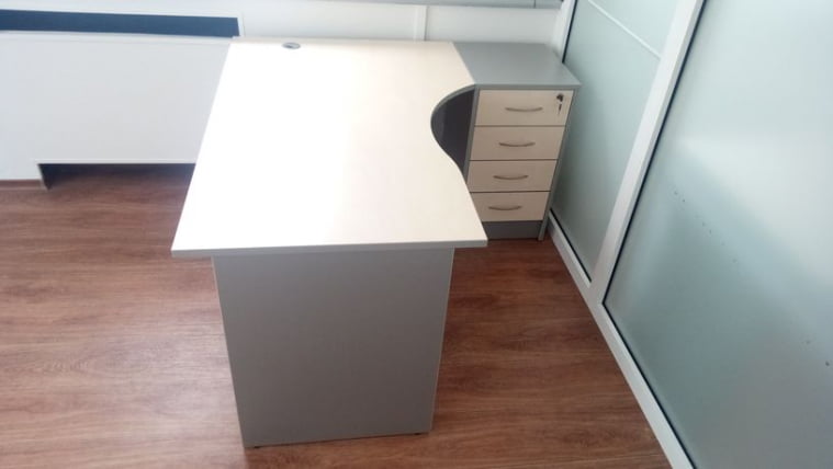 Стол письменный правый СА-2 Пр Клен/металлик_2