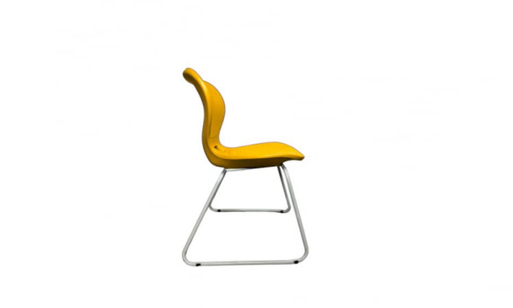 Стул универсального назначения АУРА Л (рост 6) Желтый/Каркас серый / AURA L_1