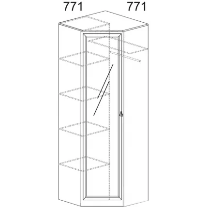 Шкаф Инна 621 денвер темный_1