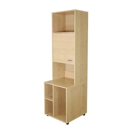 Стеллаж с тумбой под системный блок и дверкой Modul 3 Клен_1