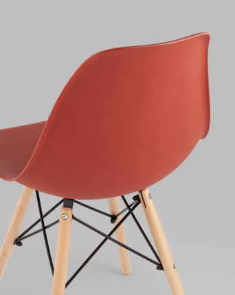 Стул Eames Style DSW терракотовый 4 шт. комплект (разборный каркас)_6