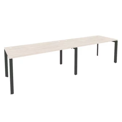 Рабочая станция на П-образном м/к ONIX O.MP-RS-2.4.8 Денвер Светлый/Антрацит_0