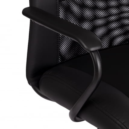 Кресло STAFF кож/зам/ткань, черный, 36-6/W-11_6