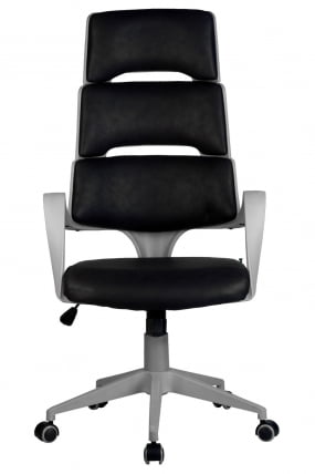 Кресло RCH SAKURA Серый Пластик/Фьюжн Черный_1