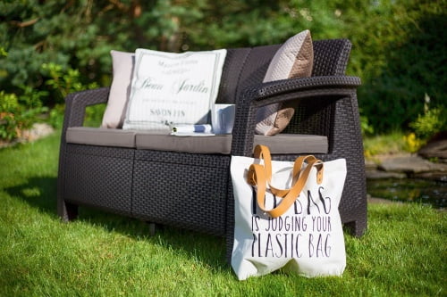 Диван двухместный Corfu Love Seat коричневый_2