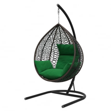 Кресло подвесное Бороло brown Зеленый_0